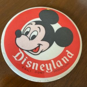 VINTAGE 70s / 80s  DISNEYLAND 3” MICKEY MOUSE PIN